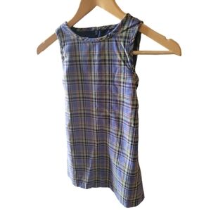 Talbots Kids Girls Plaid Multicolored Jumper Size 4 Preppy Classic